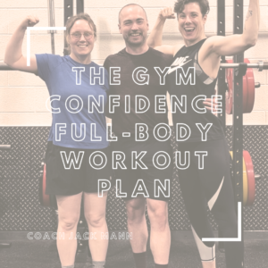 Alice and Alanna smiling with Coach Jack Mann at the end of their gym confidence workout plans